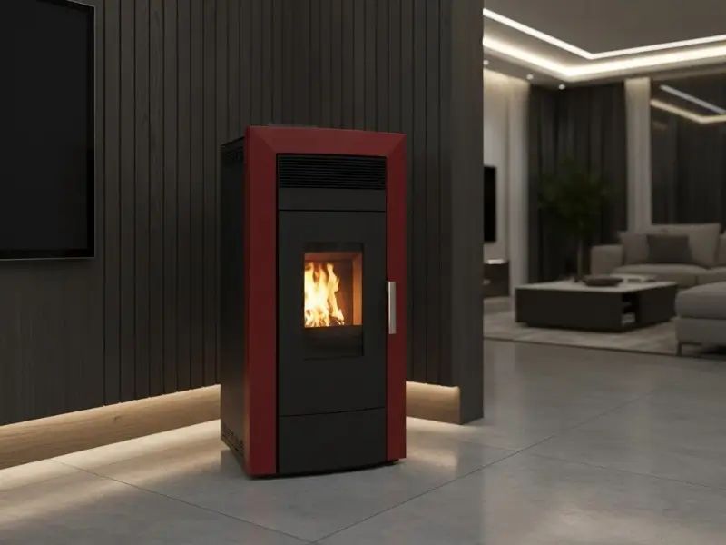 Пелетни камини с водна риза