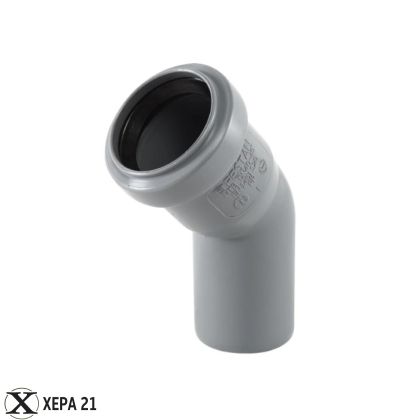 PPK Коляно 45° СИВО - Ф 50
