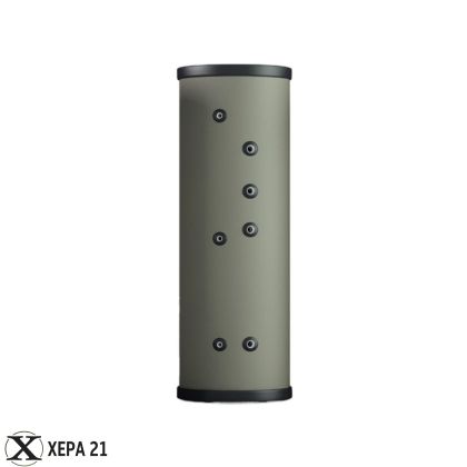 Комбиниран подово стоящ бойлер  TEDAN Combi Style Мах INOX 300, две успоредни серпентини