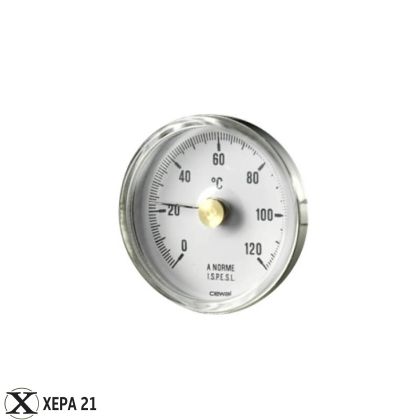 Контактен термометър с пружина за тръби 0-120°С 