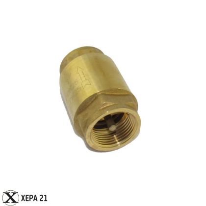 Усилен месингов възвратен вентил 2 цола с месингов диск и удължено тяло 