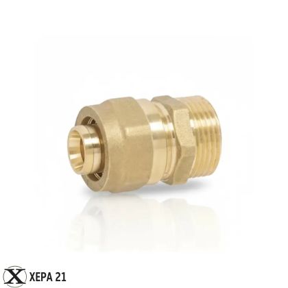 Адаптор МЪЖКИ Ф 18 х 1/2" за тръба с алуминиева вложка- APE 