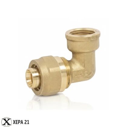 Коляно Ф 26 х 1" ЖЕНСКО за тръба с алуминиева вложка- APE 