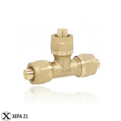 Тройник 16 х 16 х 16 за тръба с алуминиева вложка - APE 