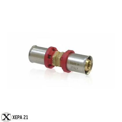 Прес-фитинг прав за Pex-Al-Pex тръба Ø32 х Ø32 - Fornara серия ForPress 