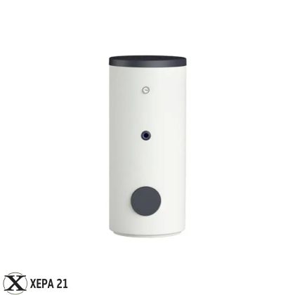 Комбиниран подово стоящ бойлер за термопомпени системи TEDAN Combi Style Solar INOX 200 литра, голяма серпентина, 6kW 