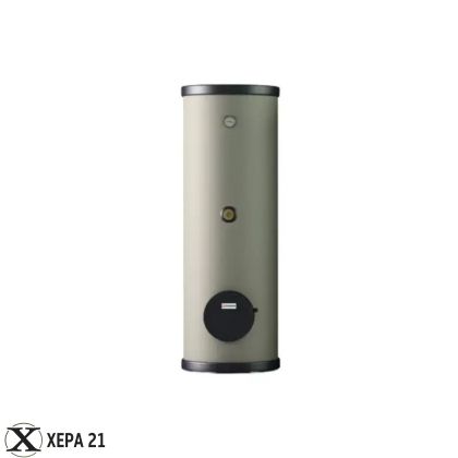 Комбиниран подово стоящ бойлер TEDAN Combi Style Max INOX 300 литра, две успоредни серпентини, неръждаем, 6 kW 