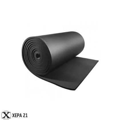 Листова топлоизолация ISOROLL 6 мм от микропореста гума на руло за бойлери и климатизация 