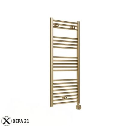 Електрическа лира за баня Crystal E-CORALITE 500 W, sb-brass, 1200 X 500 mm 