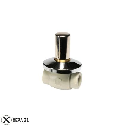 Секретен сферичен кран с метална камбанка Ø25 