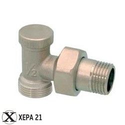 Вентил радиаторен секретен ъглов -1/2" x 1/2" THERMOLUX