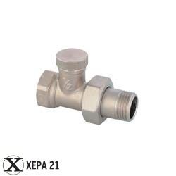 Вентил радиаторен секретен прав 1/2" x 1/2"- FORNARA