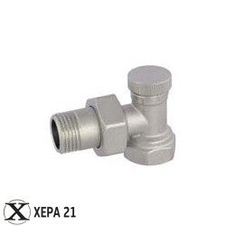 Вентил радиаторен секретен ъглов 1/2" x 1/2"- FORNARA