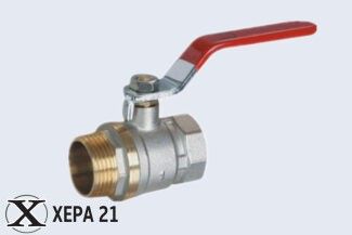 Сферичен кран МЖ стоманена ръкохватка 3/4 " – WELL