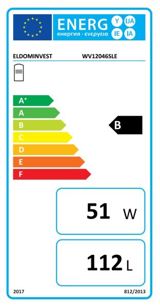 Бойлер 120л., 3 kW, с лява серпентина, електронно управление - Елдом Серия GREEN LINE