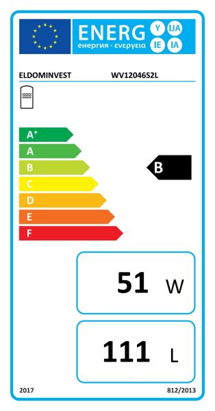 Бойлер 120л., 3 kW, две леви серпентини, емайлиран - Елдом Серия GREEN LINE