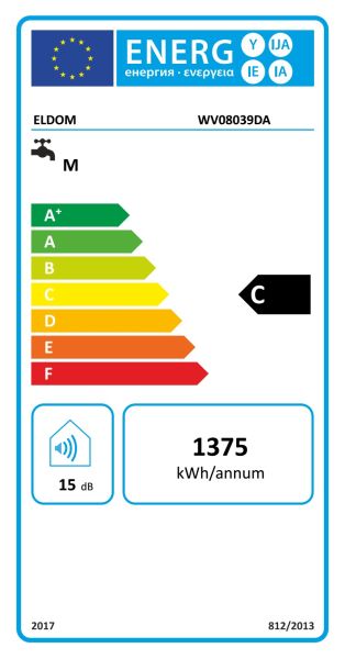 Бойлер 80л., 2х1200 W, сухи нагреватели, аноден тестер, малък диаметър – Елдом серия Еврика