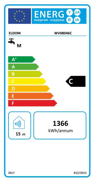 Бойлер 80л. 2 kW керамичен нагревател, голям диаметър – Елдом серия Еврика