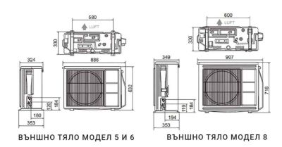 Инверторна термопомпа въздух-вода Austria Email LWP A.I. 5 R32, сплит