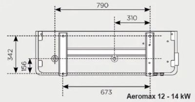 Термопомпa за басейн Aeromax 14 kW