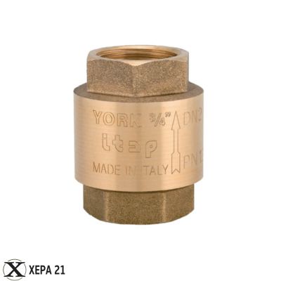 Оригинален италиански възвратен вентил Itap YORK 1/2 цола с пластмасов диск 