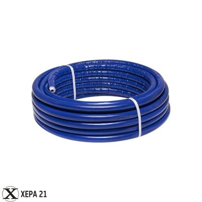 Многослойна тръба PЕx/Al/PЕx с изолация - APE (СИНЯ) ф 16*2 - 50м. 