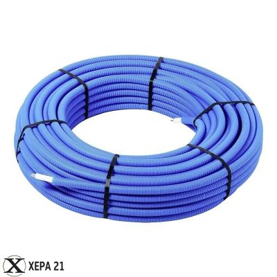 Многослойна тръба PЕx/Al/PЕx с гофре - APE (СИНЯ) ф 20 