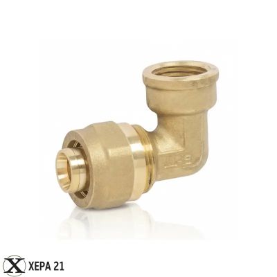 Коляно Ф 20 х 1/2" ЖЕНСКО за тръба с алуминиева вложка- APE 