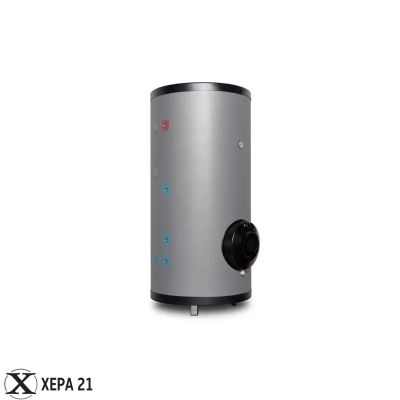 Комбиниран подово стоящ бойлер TEDAN Combi Pro INOX 200 литра, една серпентина, неръждаем, 6 kW 