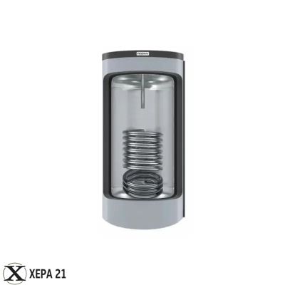 Комбиниран подово стоящ бойлер TEDAN Combi Plus INOX 200 литра,една серпентина, неръждаем, 6 kW 