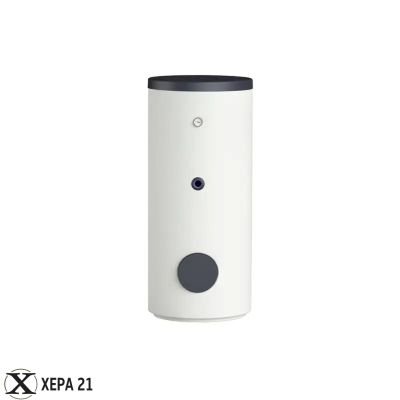 Комбиниран подово стоящ бойлер за термопомпени системи TEDAN Combi Style Solar INOX 200 литра, голяма серпентина, 6kW 