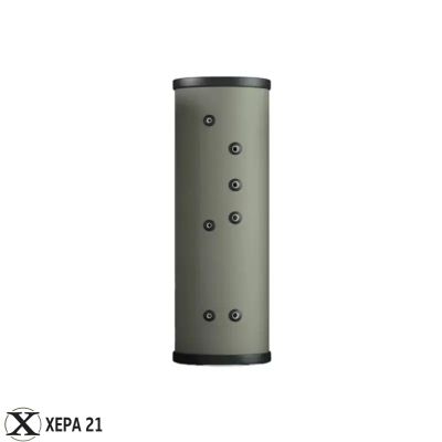 Комбиниран подово стоящ бойлер TEDAN Combi Style Max INOX 200 литра, две успоредни серпентини, неръждаем, 6 kW 