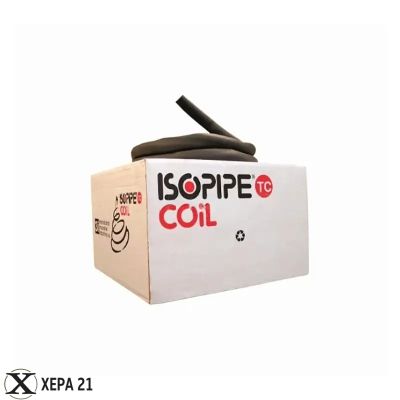 Непрекъсната тръбна изолация ISOCOIL Ф10х6мм в кутия 67 метра за климатични системи 