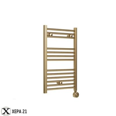 Електрическа лира за баня Crystal E-CORALITE 300 W, sb-brass, 800 X 500 mm 