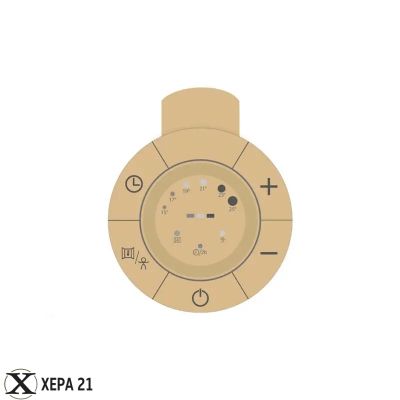 Електрическа лира за баня Crystal E-CORALITE 500 W, sb-brass, 1200 X 500 mm 