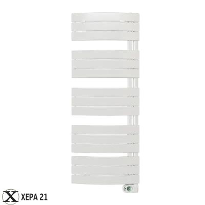 Електрическа лира за баня Crystal E-JASPER WHITE 600 W, бяла, 1380X550 mm 