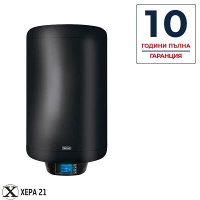 Електрически бойлер TEDAN Sirius Pro Inox Wi-Fi 80л., черен, вертикален, неръждаем, 2 kW